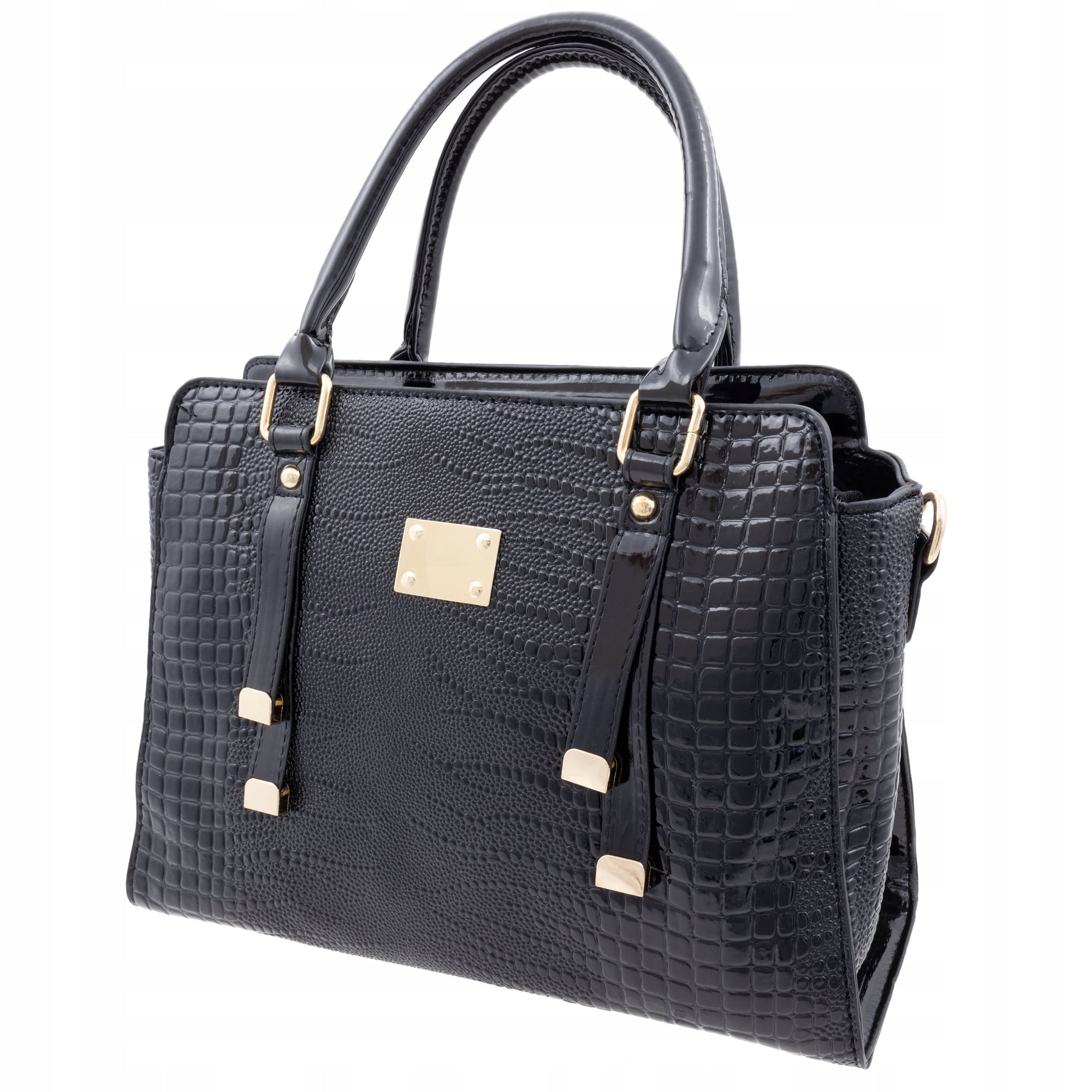 Elegante Handtasche Schlangenmuster